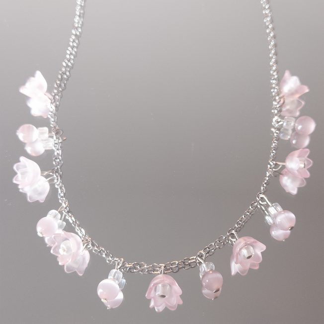 cherry blossom necklace