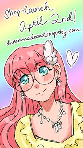 dreamie for my shop announcement