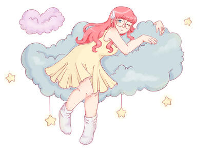 a redraw of the first dreamie drawing!